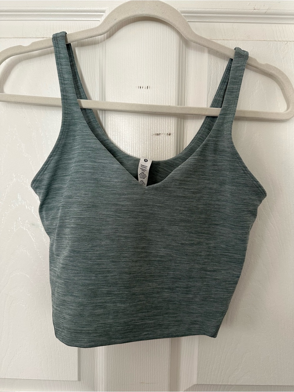 lululemon athletica sage green tank top